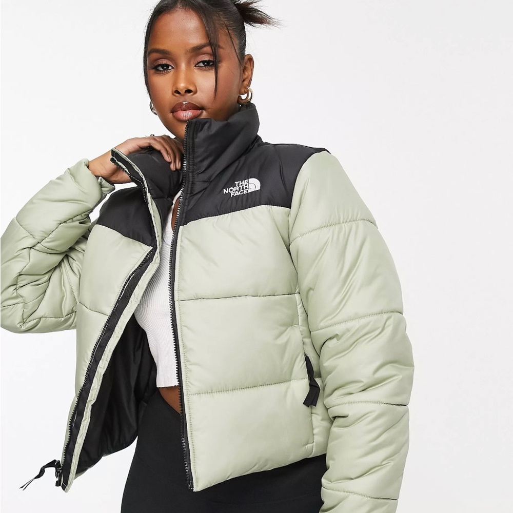 The North Face Saikuru cropped jacket in green